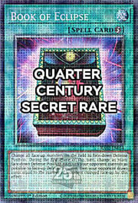 Book of Eclipse - RA02-EN054 - (V.5 - Quarter Century Secret Rare) 1st Edition