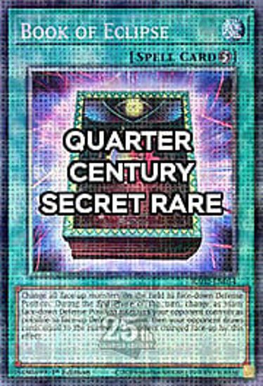 Book of Eclipse - RA02-EN054 - (V.5 - Quarter Century Secret Rare) 1st Edition