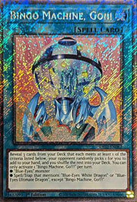 Bingo Machine, Go!!! - RA02-EN062 - (V.4 - Platinum Secret Rare) 1st Edition