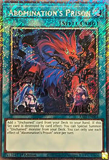 Abomination's Prison - RA02-EN064 - (V.4 - Platinum Secret Rare) 1st Edition