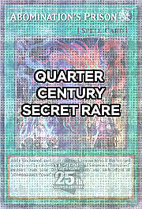 Abomination's Prison - RA02-EN064 - (V.5 - Quarter Century Secret Rare) 1st Edition