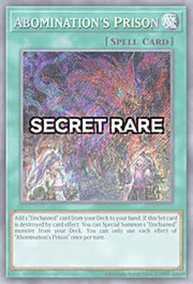 Abomination's Prison - RA02-EN064 - (V.3 - Secret Rare) 1st Edition