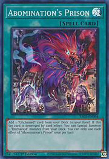 Abomination's Prison - RA02-EN064 - (V.1 - Super Rare) 1st Edition