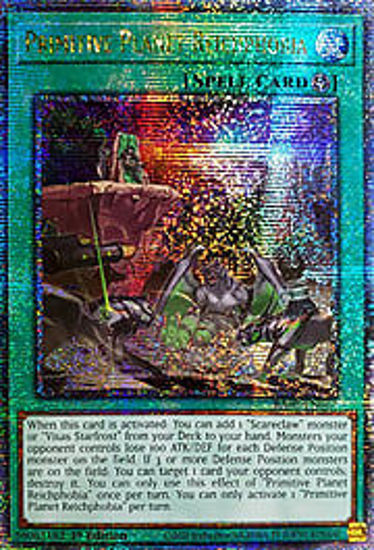 Primitive Planet Reichphobia - RA02-EN067 - (V.5 - Quarter Century Secret Rare) 1st Edition