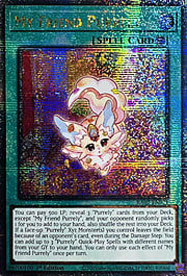 My Friend Purrely - RA02-EN071 - (V.5 - Quarter Century Secret Rare) 1st Edition