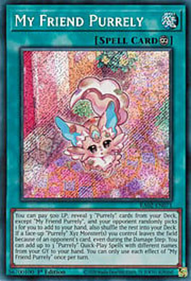 My Friend Purrely - RA02-EN071 - (V.3 - Secret Rare) 1st Edition