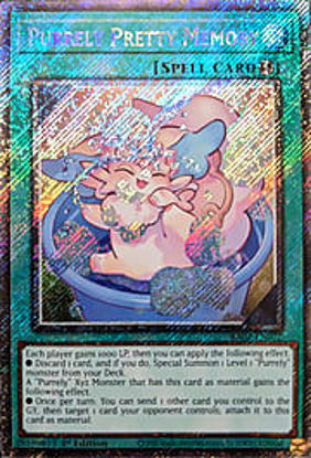 Purrely Pretty Memory - RA02-EN072 - (V.4 - Platinum Secret Rare) 1st Edition