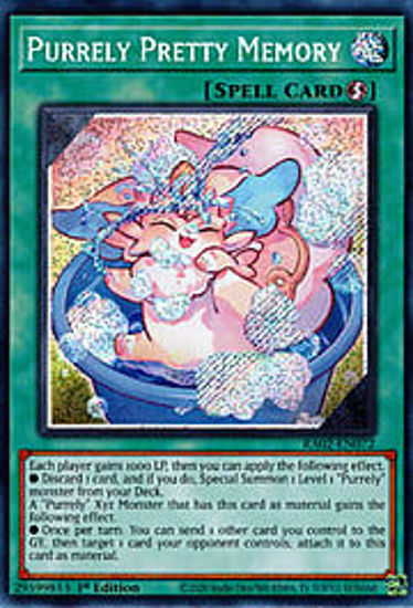 Purrely Pretty Memory - RA02-EN072 - (V.3 - Secret Rare) 1st Edition