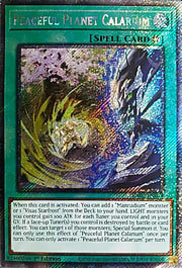 Peaceful Planet Calarium - RA02-EN074 - (V.4 - Platinum Secret Rare) 1st Edition