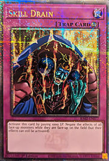 Skill Drain - RA02-EN077 - (V.5 - Quarter Century Secret Rare) 1st Edition