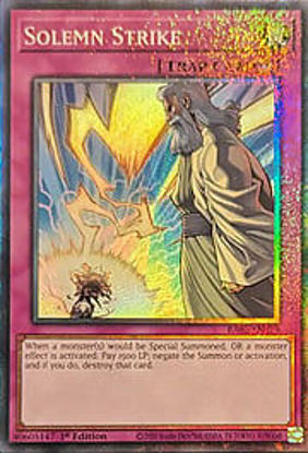 Solemn Strike - RA02-EN079 - (V.6 - Collector's Rare) 1st Edition