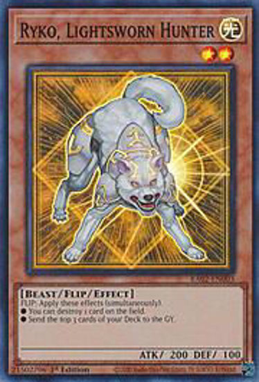 Ryko, Lightsworn Hunter - RA02-EN003 - (V.1 - Super Rare) 1st Edition