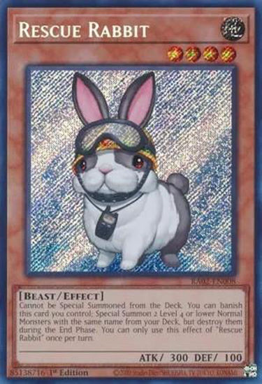 Rescue Rabbit - RA02-EN008 - (V.3 - Secret Rare) 1st Edition