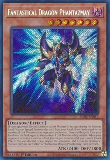 Fantastical Dragon Phantazmay - RA02-EN013 - (V.3 - Secret Rare) 1st Edition