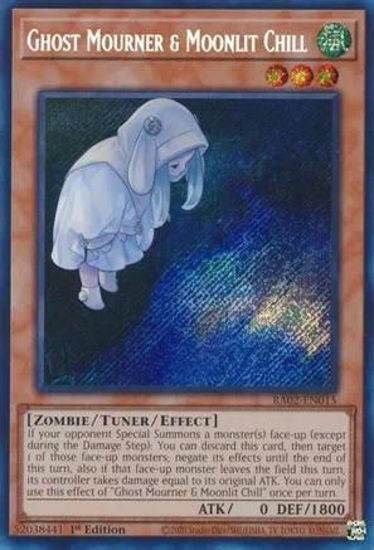 Ghost Mourner & Moonlit Chill - RA02-EN015 - (V.4 - Platinum Secret Rare) 1st Edition