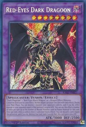 Red-Eyes Dark Dragoon - RA02-EN021 - (V.3 - Secret Rare) 1st Edition