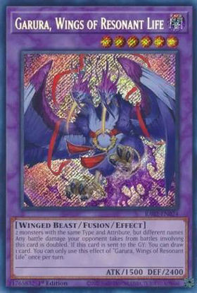 Garura, Wings of Resonant Life - RA02-EN024 - (V.3 - Secret Rare) 1st Edition