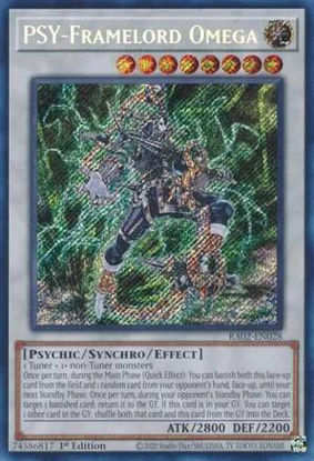 PSY-Framelord Omega - RA02-EN028 - (V.3 - Secret Rare) 1st Edition