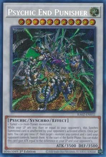 Psychic End Punisher - RA02-EN032 - (V.3 - Secret Rare) 1st Edition