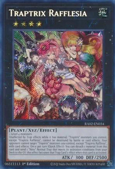 Traptrix Rafflesia - RA02-EN034 - (V.3 - Secret Rare) 1st Edition