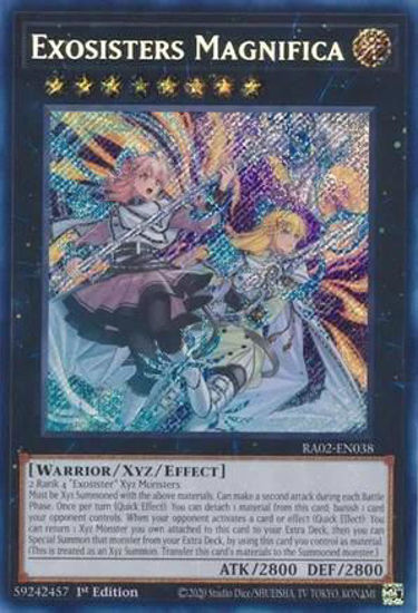 Exosisters Magnifica - RA02-EN038 - (V.3 - Secret Rare) 1st Edition