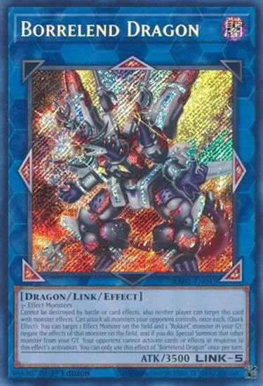 Borrelend Dragon - RA02-EN043 - (V.3 - Secret Rare) 1st Edition