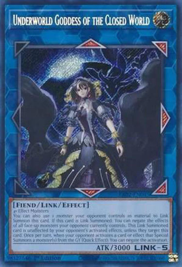 Underworld Goddess of the Closed World - RA02-EN045 - (V.3 - Secret Rare) 1st Edition