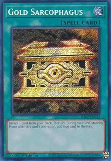 Gold Sarcophagus - RA02-EN052 - (V.3 - Secret Rare) 1st Edition