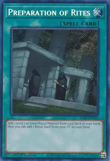 Preparation of Rites - RA02-EN056 - (V.3 - Secret Rare) 1st Edition