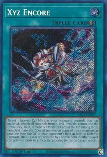 Xyz Encore - RA02-EN059 - (V.3 - Secret Rare) 1st Edition