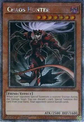 Chaos Hunter - RA02-EN007 - (V.4 - Platinum Secret Rare) 1st Edition