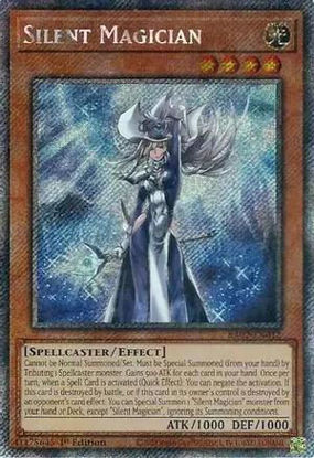 Silent Magician - RA02-EN012 - (V.4 - Platinum Secret Rare) 1st Edition