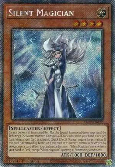 Silent Magician - RA02-EN012 - (V.4 - Platinum Secret Rare) 1st Edition