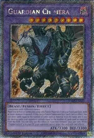 Guardian Chimera - RA02-EN023 - (V.4 - Platinum Secret Rare) 1st Edition