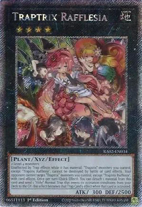 Traptrix Rafflesia - RA02-EN034 - (V.4 - Platinum Secret Rare) 1st Edition