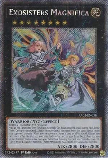 Exosisters Magnifica - RA02-EN038 - (V.4 - Platinum Secret Rare) 1st Edition