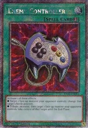 Enemy Controller - RA02-EN051 - (V.4 - Platinum Secret Rare) 1st Edition