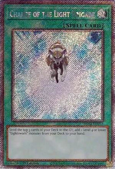 Charge of the Light Brigade - RA02-EN055 - (V.4 - Platinum Secret Rare) 1st Edition