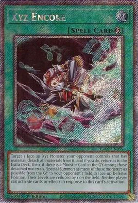 Xyz Encore - RA02-EN059 - (V.4 - Platinum Secret Rare) 1st Edition