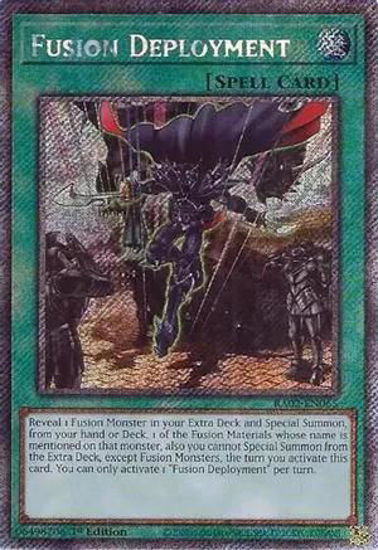 Fusion Deployment - RA02-EN065 - (V.4 - Platinum Secret Rare) 1st Edition