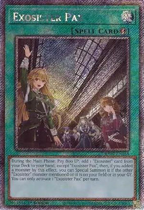 Exosister Pax - RA02-EN066 - (V.4 - Platinum Secret Rare) 1st Edition