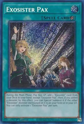 Exosister Pax - RA02-EN066 - (V.3 - Secret Rare) 1st Edition