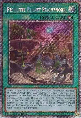 Primitive Planet Reichphobia - RA02-EN067 - (V.4 - Platinum Secret Rare) 1st Edition