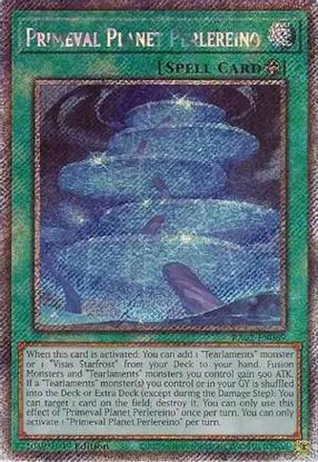 Primeval Planet Perlereino - RA02-EN069 - (V.4 - Platinum Secret Rare) 1st Edition