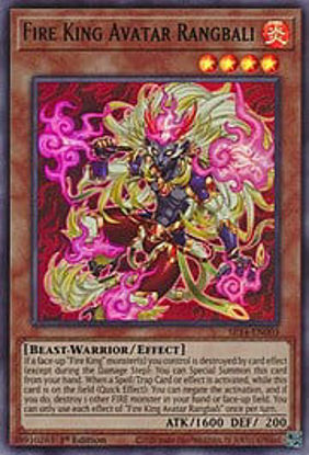 Fire King Avatar Rangbali - SR14-EN003 - Ultra Rare Unlimited