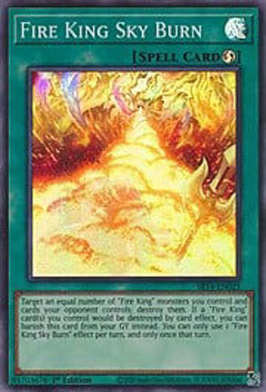 Fire King Sky Burn - SR14-EN025 - Super Rare Unlimited