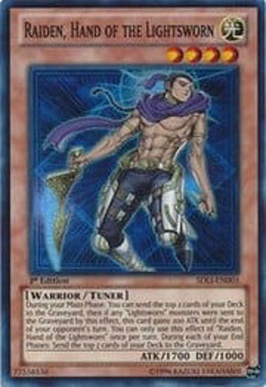 Raiden, Hand of the Lightsworn - SDLI-EN003 - Super Rare Unlimited