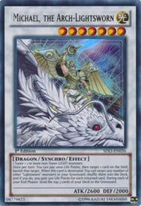 Michael, the Arch-Lightsworn - SDLI-EN036 - Ultra Rare Unlimited