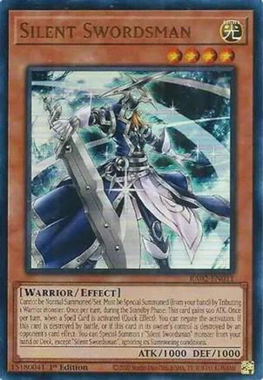 Silent Swordsman - RA02-EN011 - (V.2 - Ultra Rare) 1st Edition