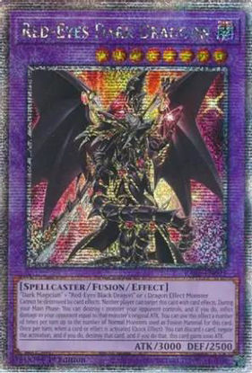 Red-Eyes Dark Dragoon - RA02-EN021 - (V.5 - Quarter Century Secret Rare) 1st Edition